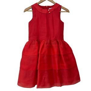 Florence Fancy Holiday Red Libby Dress size 12